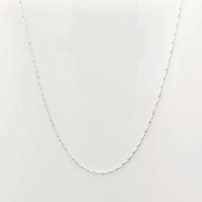Singapore Silver Chain Necklace 1.4mm